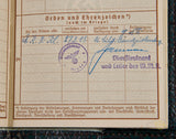 WWII German Army Wehrpaß with Holder