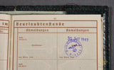 WWII German Army Wehrpaß with Holder