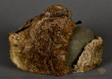 WWII German Army Rabbit Fur Winter Cap