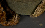WWII German Army Rabbit Fur Winter Cap
