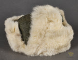 German WWII Russian Front Rabbit Fur Cap