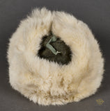 German WWII Russian Front Rabbit Fur Cap