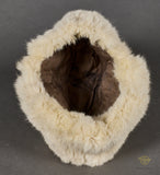 German WWII Russian Front Rabbit Fur Cap