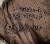 German WWII Russian Front Rabbit Fur Cap