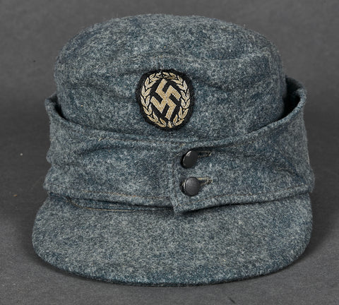 Scarce Third Reich Schuma Auxiliary Police Model 1943 Field Cap