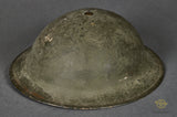 WWII Camouflage Brodie Helmet