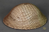 WWII British Helmet, Camouflage with Net