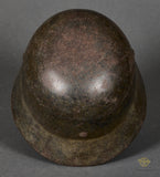 WWII German Luftwaffe Model 1940 Single Decal Camouflage Helmet