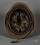 WWII German Luftwaffe Model 1940 Single Decal Camouflage Helmet