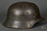 WWII German Model 1942 Army Ex-Camo Helmet