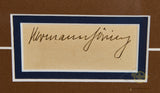 Framed Portrait of Herman Göring with Göring Signature