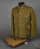 WWII Japanese Army Major Tunic and Breeches, Named