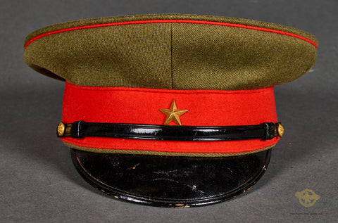 Japanese WWII Army Officer’s Visor Cap Named