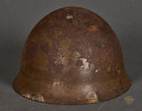WWII Japanese Army Combat Helmet, Named Twice