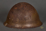WWII Japanese Army Combat Helmet, Named Twice