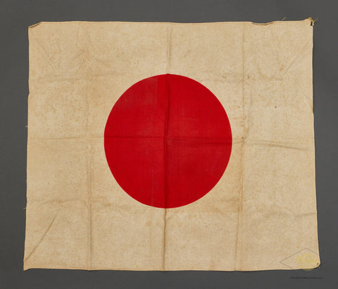 WWII Japanese Hinomaru “Meatball” Flag