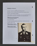 German WWII Original Photo of Knights Cross Winner Robert Rebholz