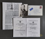 German WWII Original Photo of Knights Cross Winner Major Josef Rhein