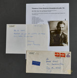 German WWII Signed Photo of Knights Cross Winner Ernst Heinrich Thomsen