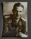German WWII Signed Photo of Knights Cross Winner Ernst Heinrich Thomsen