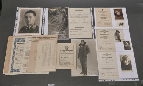 Large Document and Picture Grouping for Luftwaffe Air Gunner/Honor Goblet Recipient