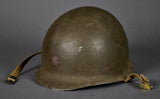 Fantastic US WWII M-1 Helmet to 69th Division Major. St. Clair Liner