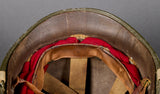 Fantastic US WWII M-1 Helmet to 69th Division Major. St. Clair Liner