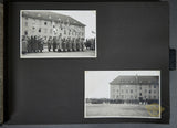 Spectacular Army Photo Album w/Army Artillery Standard Bearer Sleeve Patch