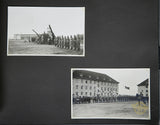 Spectacular Army Photo Album w/Army Artillery Standard Bearer Sleeve Patch