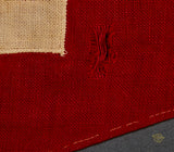 US Vintage WWII Red Cross Pennant w/ Red Cross Volunteer Bar