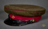 WWII Soviet Infantry Command Staff Visor Cap