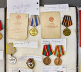 Large Grouping of Russian WWII Era Medals