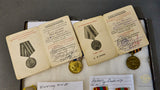 Large Grouping of Russian WWII Era Medals