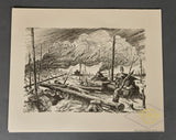 Incredible Set of 89 Ink Prints by SS Soldier with Vet Provenance