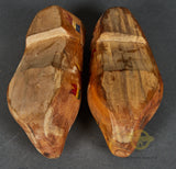 WWII era Hand Carved Wooden Shoes, “Souvenir of Belgium”