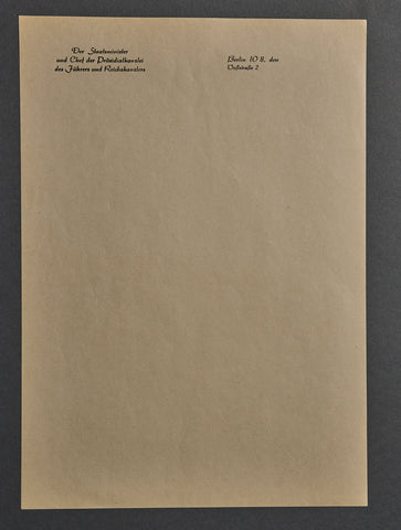 Otto Meissner Stationery