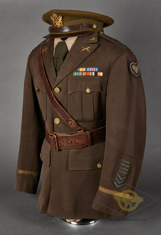 **NOW UPDATED**WWII US 24th Corps Captain Uniform Grouping