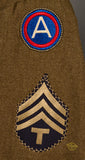 WWII US Dual Unit Ike Jacket for a Tech Sergeant