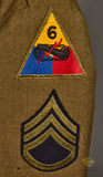 WWII US Dual Unit Ike Jacket for a Staff Sergeant
