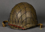 WWII US Army or Marine M1 Named Helmet