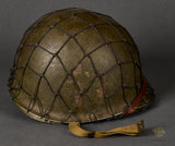 WWII US Army or Marine M1 Named Helmet