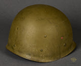 WWII US Army or Marine M1 Named Helmet