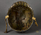 WWII US Army or Marine M1 Named Helmet