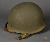 WWII US Army or Marine M1 Named Helmet-
