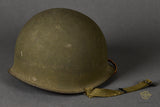 WWII US Army or Marine M1 Named Helmet-