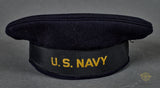 WWII Named US Navy Flat Top Donald Duck Cap