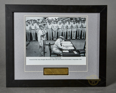 WWII Black and White Photograph Titled “A New Beginning”