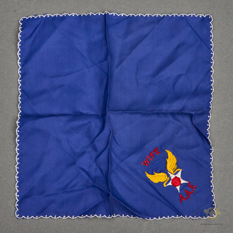 WWII AAF Army Wife Handkerchief