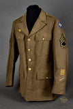 WWII US Service Tunic for 4th Service Command Staff Sergeant