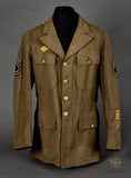 WWII US Service Tunic for 4th Service Command Staff Sergeant